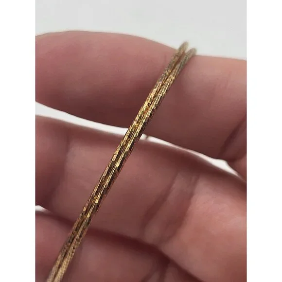 VTG Dyadema Sterling Silver 925 Textured Thin Hoop Earrings - Picture 8 of 9